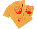 POOH BEAR SHIRT - YELLOW/RED