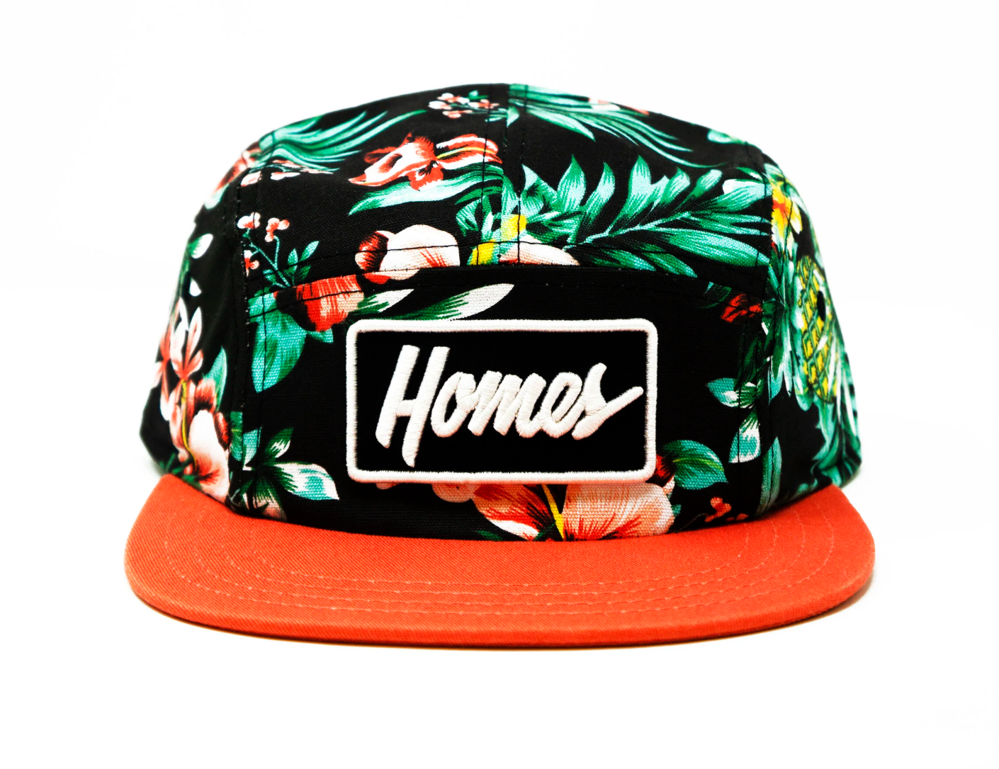 FLORAL RUNNER HAT - GUAVA