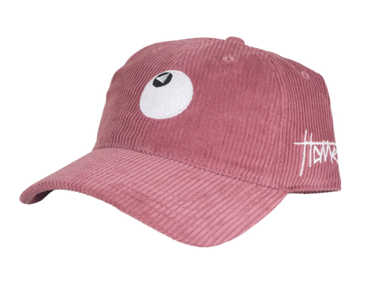 MAGIC 8 BALL HAT - PINK CORDUROY